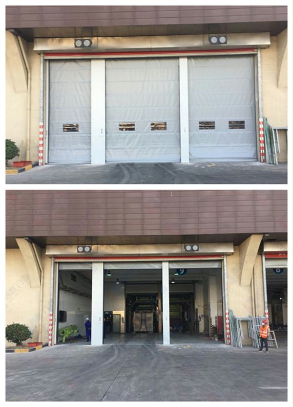 垃圾中转站抗风堆积门 垃圾中转站抗风堆积门