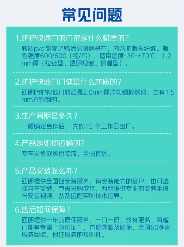 安全防護快速門
